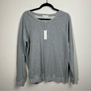 NEW Heartloom Ecru Caron Sweatshirt Top Size Large